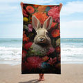 About my Brain Institute Towels Rabbit Spirit Animal Lightweight Beach Towel