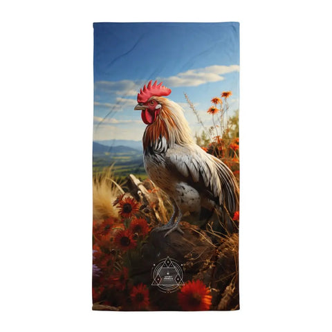 About my Brain Institute Towels Rooster Spirit Animal Lightweight Beach Towel