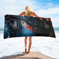 About my Brain Institute Towels Salmon Spirit Animal Lightweight Beach Towel