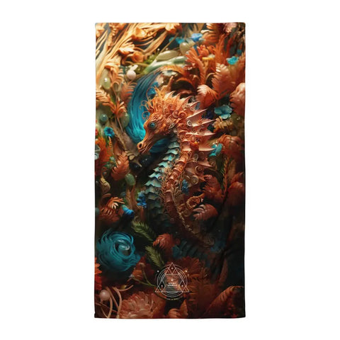 About my Brain Institute Towels Seahorse Spirit Animal Lightweight Beach Towel