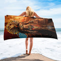 About my Brain Institute Towels Sekhmet Goddess Lightweight Beach Towel