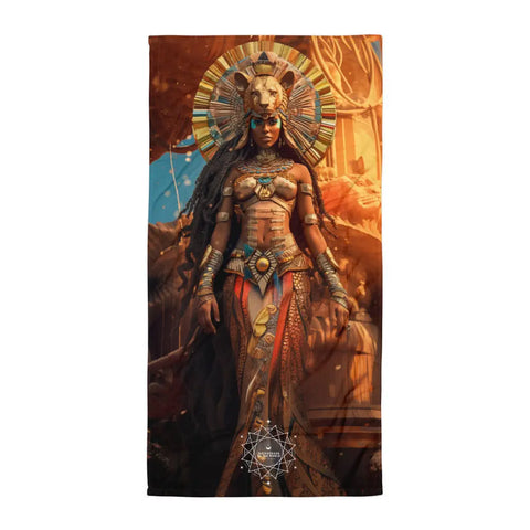 About my Brain Institute Towels Sekhmet Goddess Lightweight Beach Towel