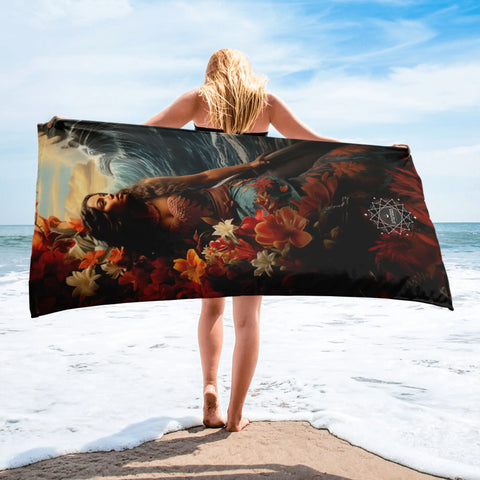 About my Brain Institute Towels Sina-Uli Goddess Lightweight Beach Towel