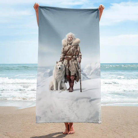 About my Brain Institute Towels Skadi Goddess Lightweight Beach Towel