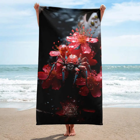About my Brain Institute Towels Spider Spirit Animal Lightweight Beach Towel