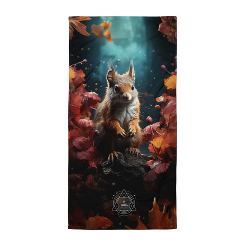 About my Brain Institute Towels Squirrel Spirit Animal Lightweight Beach Towel
