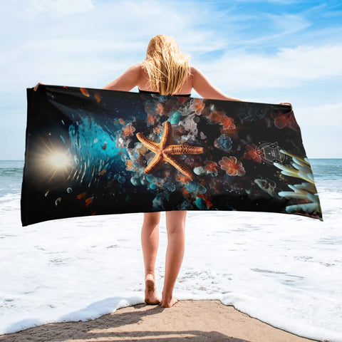 About my Brain Institute Towels Starfish Spirit Animal Lightweight Beach Towel