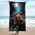 About my Brain Institute Towels Starfish Spirit Animal Lightweight Beach Towel