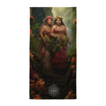 About my Brain Institute Towels Taema & Tilafaiga Goddesses Lightweight Beach Towel