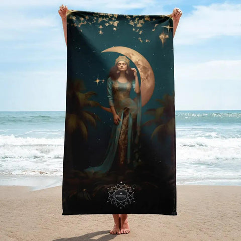 About my Brain Institute Towels Tanit Goddess Lightweight Beach Towel