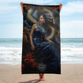 About my Brain Institute Towels Tiamat Goddess Lightweight Beach Towel