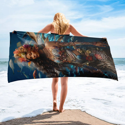 About my Brain Institute Towels Vairaumati Goddess Lightweight Beach Towel