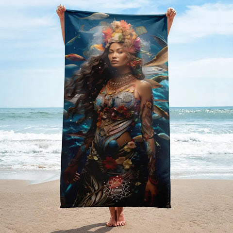 About my Brain Institute Towels Vairaumati Goddess Lightweight Beach Towel