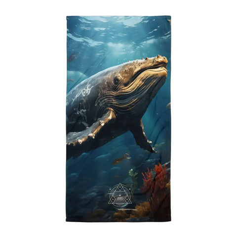 About my Brain Institute Towels Whale Spirit Animal Lightweight Beach Towel