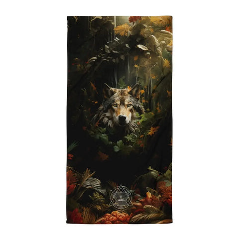 About my Brain Institute Towels Wolf Spirit Animal Lightweight Beach Towel