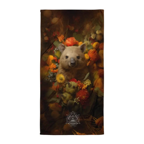About my Brain Institute Towels Wombat Spirit Animal Lightweight Beach Towel