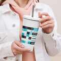 About my Brain Institute Tumbler Heart 2 Heart Intuition Insulated Tumbler With A Straw