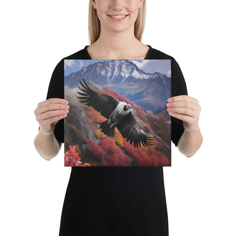 About my Brain Institute Wall Art 12″×12″ Condor Spirit Animal Canvas