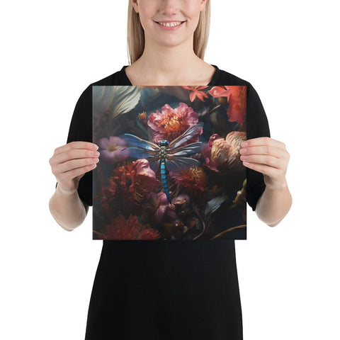 About my Brain Institute Wall Art 12″×12″ Dragonfly Spirit Animal Canvas