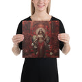 About my Brain Institute Wall Art 12″×12″ Durga Goddess Canvas