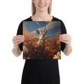 About my Brain Institute Wall Art 12″×12″ Gazelle Spirit Animal Canvas