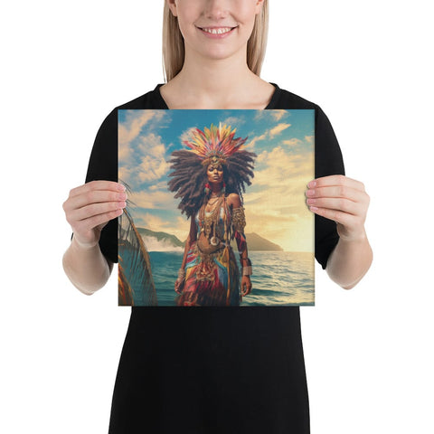 About my Brain Institute Wall Art 12″×12″ Lemanja Goddess Canvas
