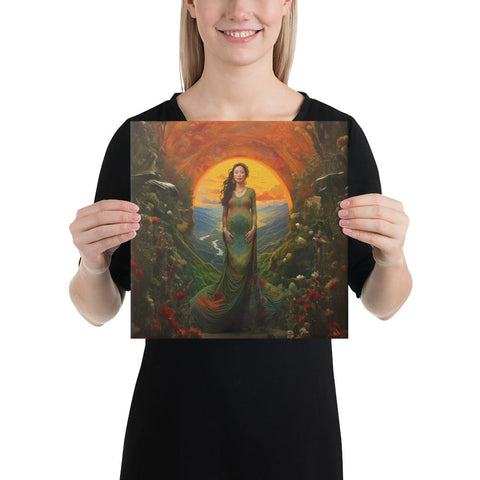 About my Brain Institute Wall Art 12″×12″ Mau Thuong Ngan Goddess Canvas