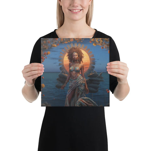 About my Brain Institute Wall Art 12″×12″ Mawu Goddess Canvas