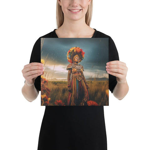 About my Brain Institute Wall Art 12″×12″ Mbaba Mwana Waresa Goddess Canvas
