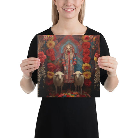 About my Brain Institute Wall Art 12″×12″ Mokosh Goddess Canvas