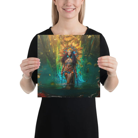 About my Brain Institute Wall Art 12″×12″ Oshun Goddess Canvas