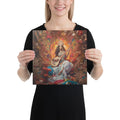 About my Brain Institute Wall Art 12″×12″ Saraswati Goddess Canvas