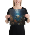 About my Brain Institute Wall Art 12″×12″ Shark Spirit Animal Canvas