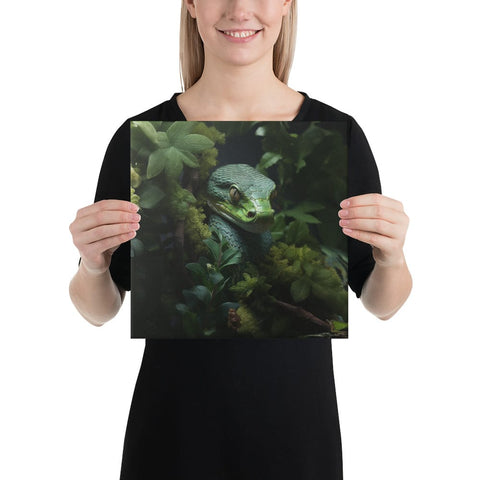 About my Brain Institute Wall Art 12″×12″ Snake Spirit Animal Canvas