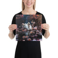 About my Brain Institute Wall Art 12″×12″ Swan Spirit Animal Canvas