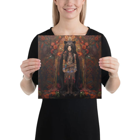 About my Brain Institute Wall Art 12″×12″ Ungnyeo Goddess Canvas
