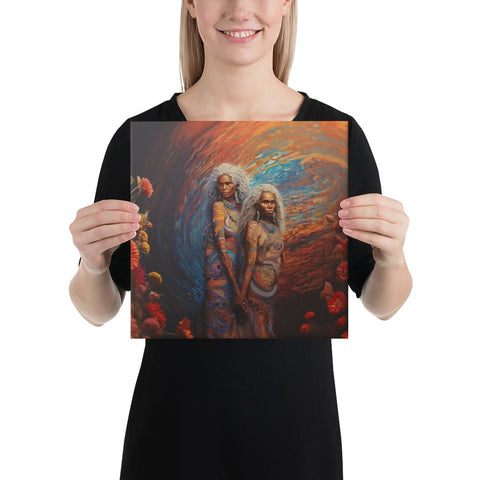 About my Brain Institute Wall Art 12″×12″ Wawalag Sisters Canvas