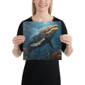 About my Brain Institute Wall Art 12″×12″ Whale Spirit Animal Canvas