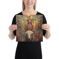 About my Brain Institute Wall Art 12″×12″ White Buffalo Calf Woman Goddess Canvas