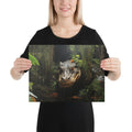 About my Brain Institute Wall Art 12″×16″ Alligator Spirit Animal Canvas