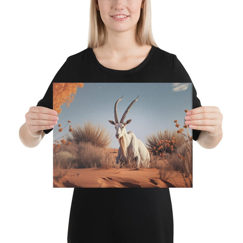 About my Brain Institute Wall Art 12″×16″ Arabian Oryx Spirit Animal Canvas
