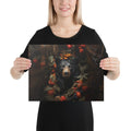 About my Brain Institute Wall Art 12″×16″ Black Bear Spirit Animal Canvas