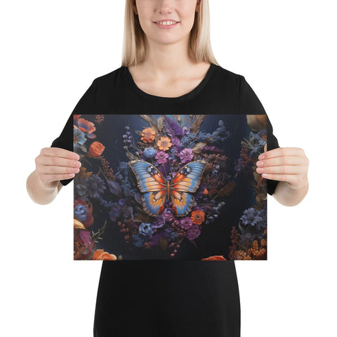 About my Brain Institute Wall Art 12″×16″ Butterfly Spirit Animal Canvas