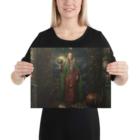 About my Brain Institute Wall Art 12″×16″ Cerridwen Goddess Canvas