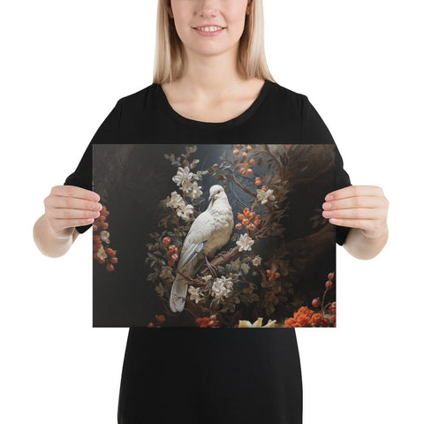 About my Brain Institute Wall Art 12″×16″ Dove Spirit Animal Canvas