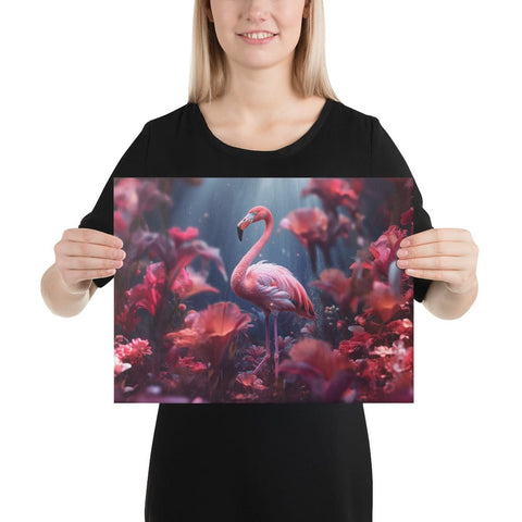 About my Brain Institute Wall Art 12″×16″ Flamingo Spirit Animal Canvas