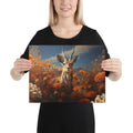 About my Brain Institute Wall Art 12″×16″ Gazelle Spirit Animal Canvas
