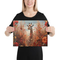 About my Brain Institute Wall Art 12″×16″ Giraffe Spirit Animal Canvas