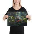 About my Brain Institute Wall Art 12″×16″ Gorilla Spirit Animal Canvas