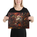 About my Brain Institute Wall Art 12″×16″ Hedgehog Spirit Animal Canvas